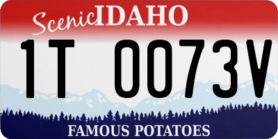 ID license plate 1T0073V