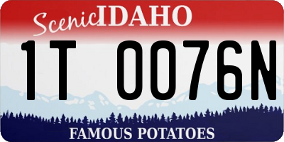 ID license plate 1T0076N