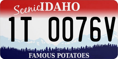 ID license plate 1T0076V