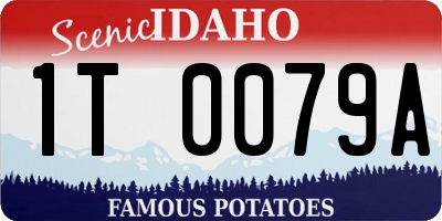 ID license plate 1T0079A