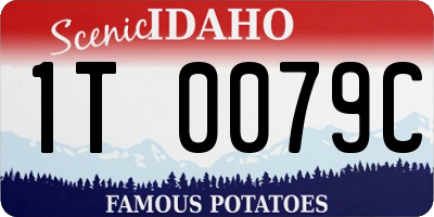 ID license plate 1T0079C
