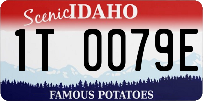 ID license plate 1T0079E