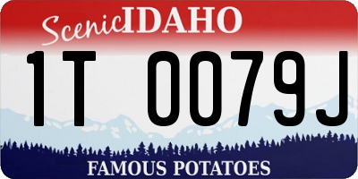 ID license plate 1T0079J