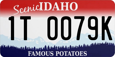 ID license plate 1T0079K