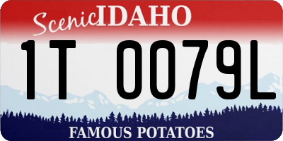 ID license plate 1T0079L