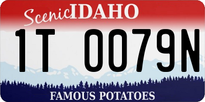 ID license plate 1T0079N