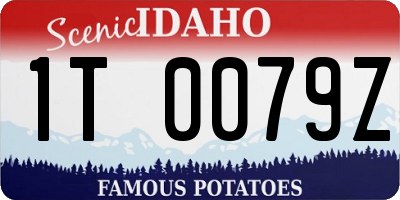 ID license plate 1T0079Z
