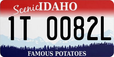 ID license plate 1T0082L