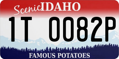 ID license plate 1T0082P