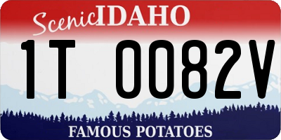 ID license plate 1T0082V