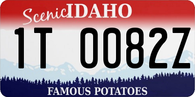 ID license plate 1T0082Z