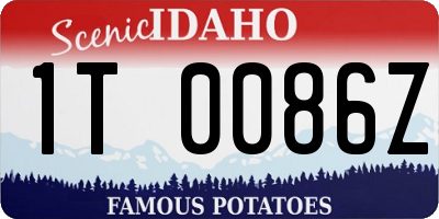 ID license plate 1T0086Z