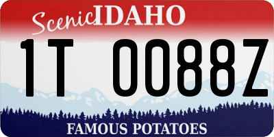 ID license plate 1T0088Z