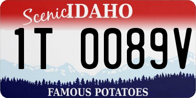 ID license plate 1T0089V
