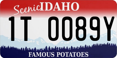 ID license plate 1T0089Y