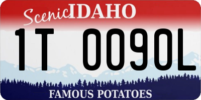 ID license plate 1T0090L