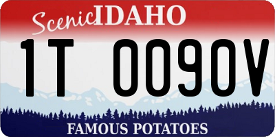 ID license plate 1T0090V