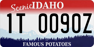 ID license plate 1T0090Z