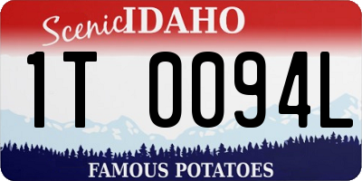 ID license plate 1T0094L