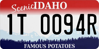 ID license plate 1T0094R