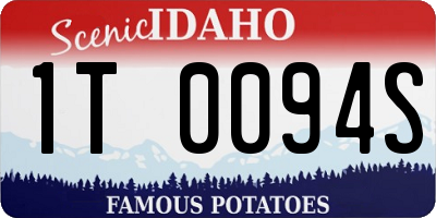 ID license plate 1T0094S