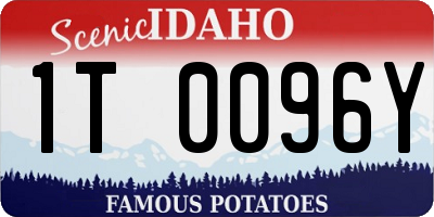 ID license plate 1T0096Y