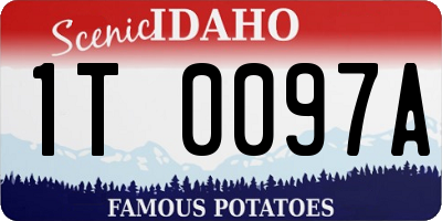 ID license plate 1T0097A