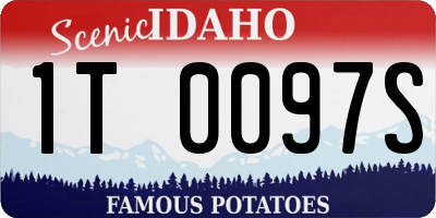 ID license plate 1T0097S