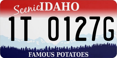 ID license plate 1T0127G
