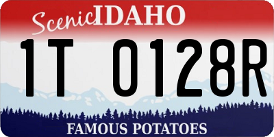 ID license plate 1T0128R