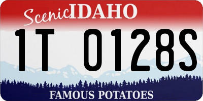 ID license plate 1T0128S