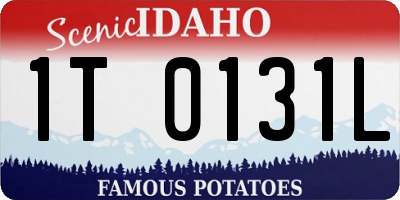 ID license plate 1T0131L