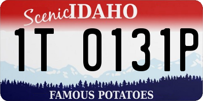 ID license plate 1T0131P
