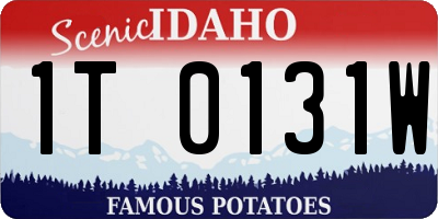 ID license plate 1T0131W