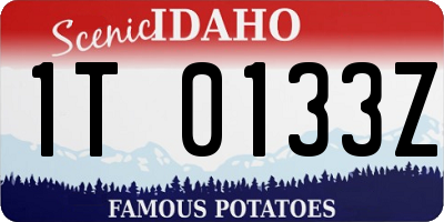 ID license plate 1T0133Z