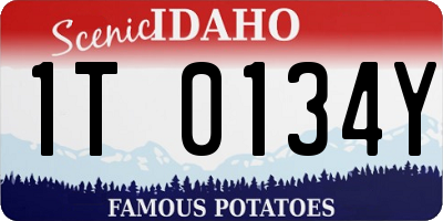 ID license plate 1T0134Y