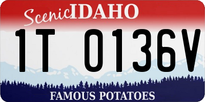 ID license plate 1T0136V
