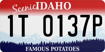 ID license plate 1T0137P