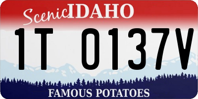 ID license plate 1T0137V