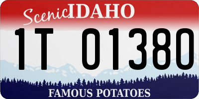 ID license plate 1T0138O