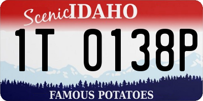 ID license plate 1T0138P
