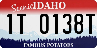 ID license plate 1T0138T