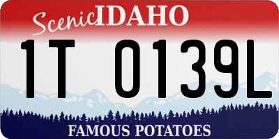ID license plate 1T0139L