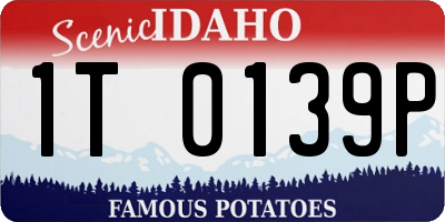 ID license plate 1T0139P