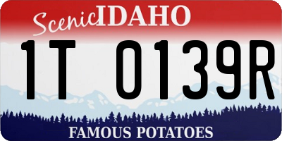 ID license plate 1T0139R