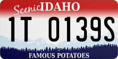 ID license plate 1T0139S