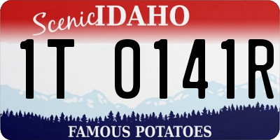 ID license plate 1T0141R