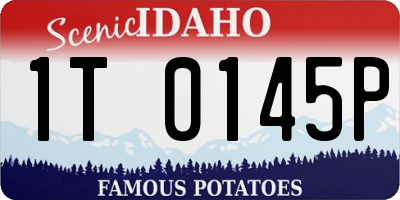 ID license plate 1T0145P