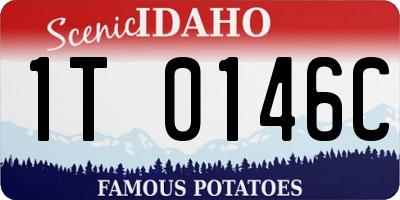ID license plate 1T0146C