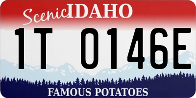 ID license plate 1T0146E